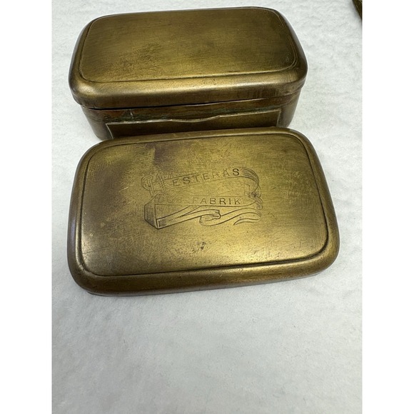 Antique Snuff Box Double Sided19th CenturyEsteras Dos-Fabrik Imprinted